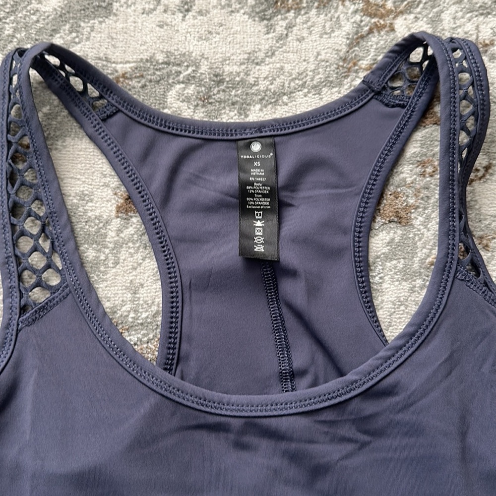 YOGALICIOUS xs athletic tank top - Picture 2 of 6
